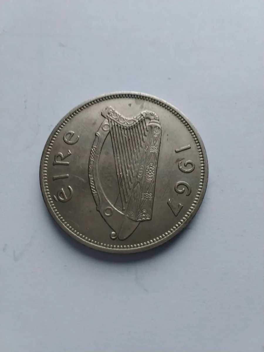 Old Irish half crown 1967 - Image 2
