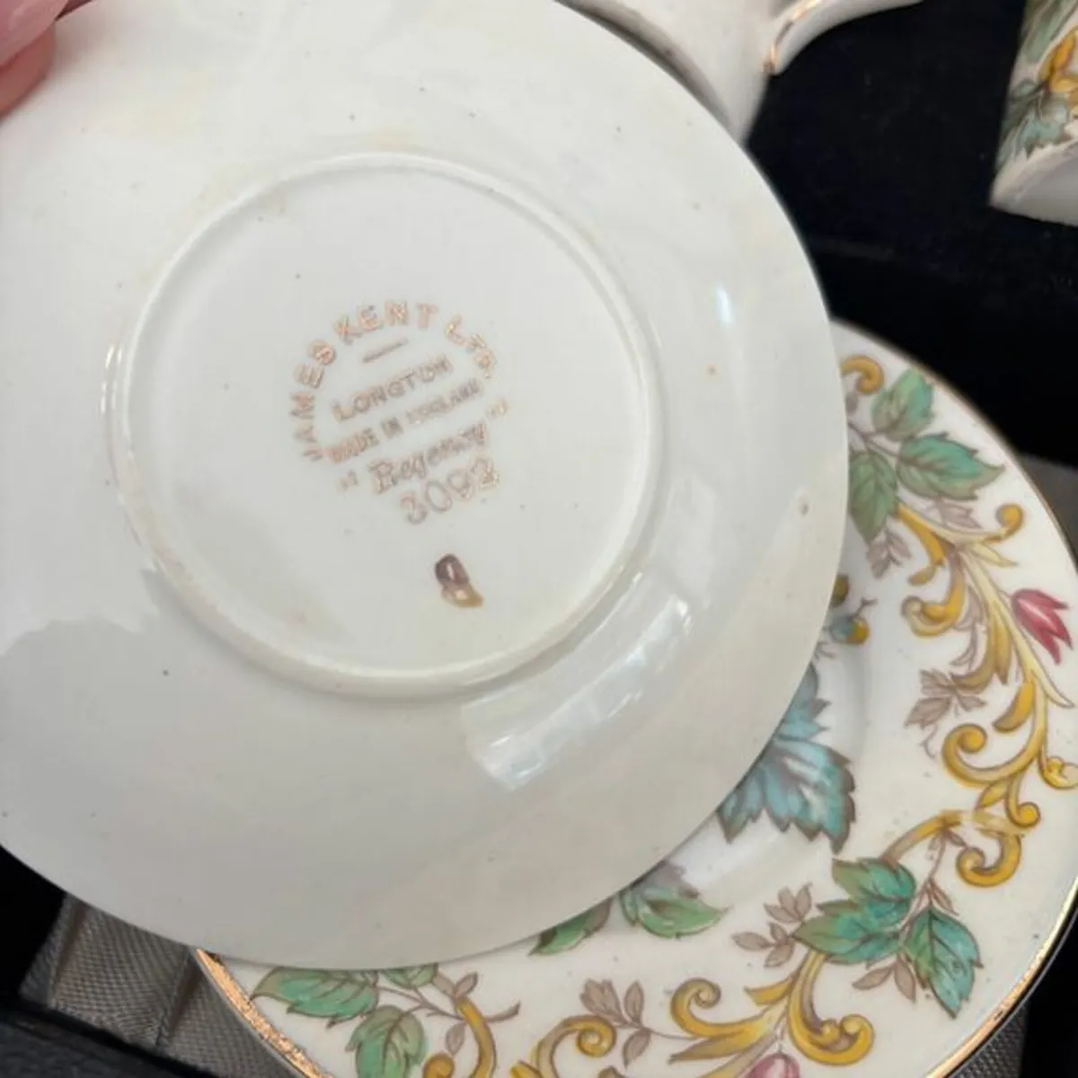 Cased James Kent regency pattern pottery coffee se - Image 2