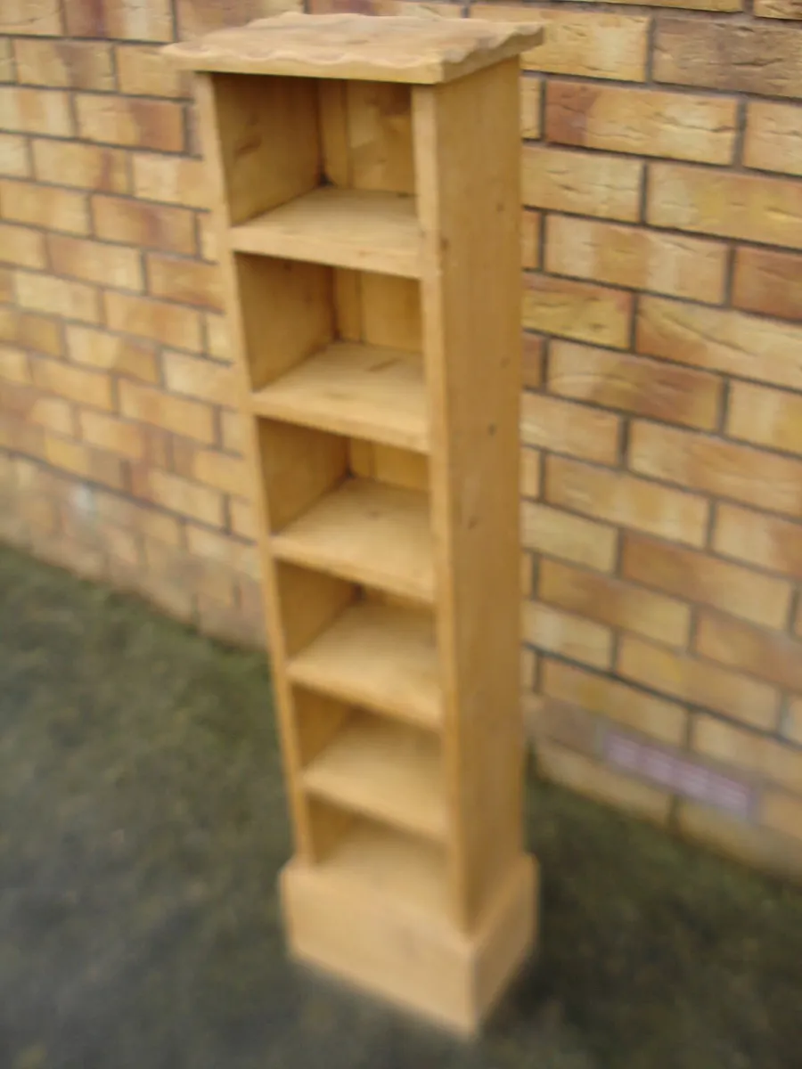 BEECHWOOD CD/BOOK SHELF STORAGE 5 TIER UNIT. - Image 3