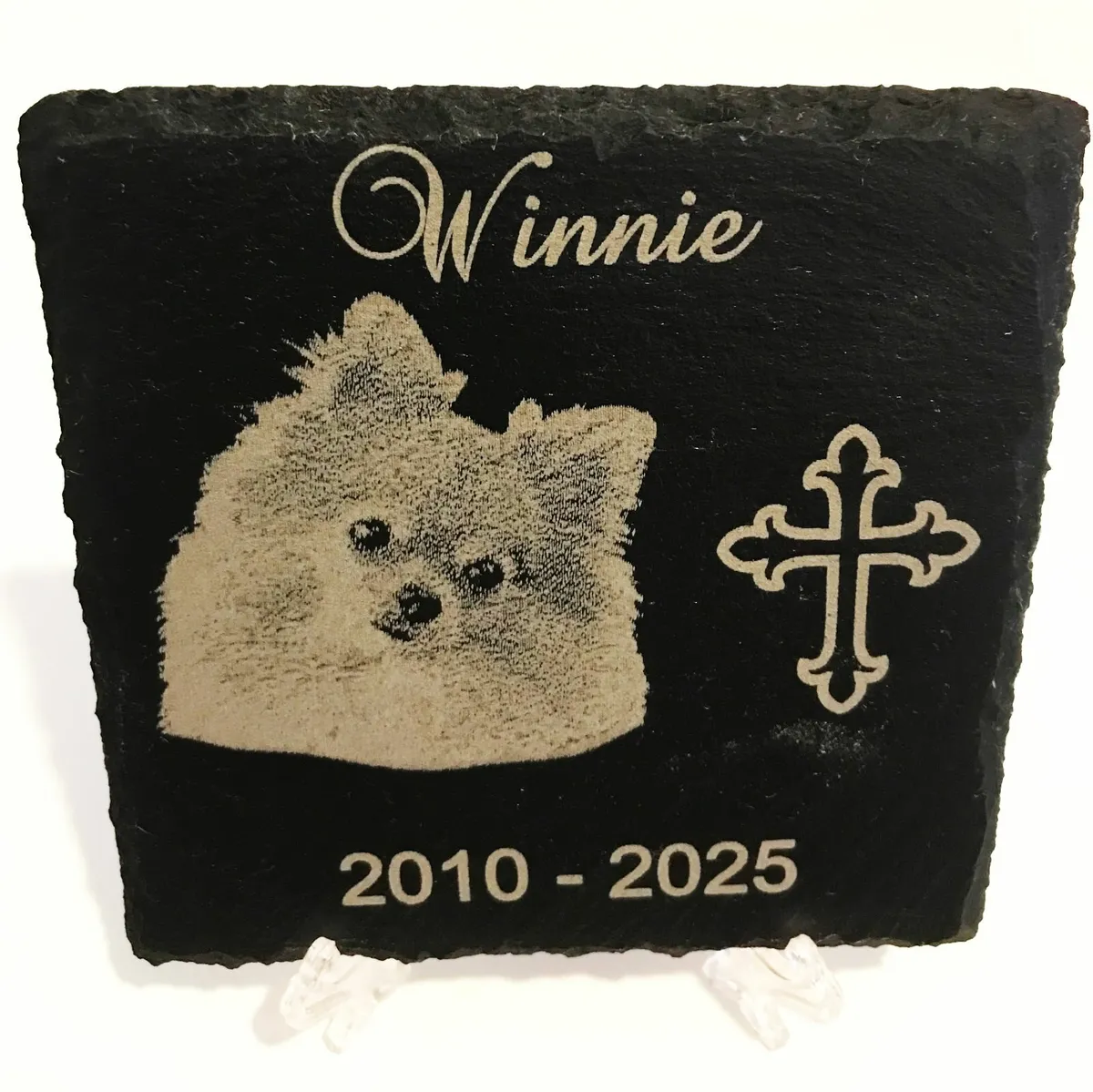 Personally Enrgraved Slate Pet Memorials - Image 1