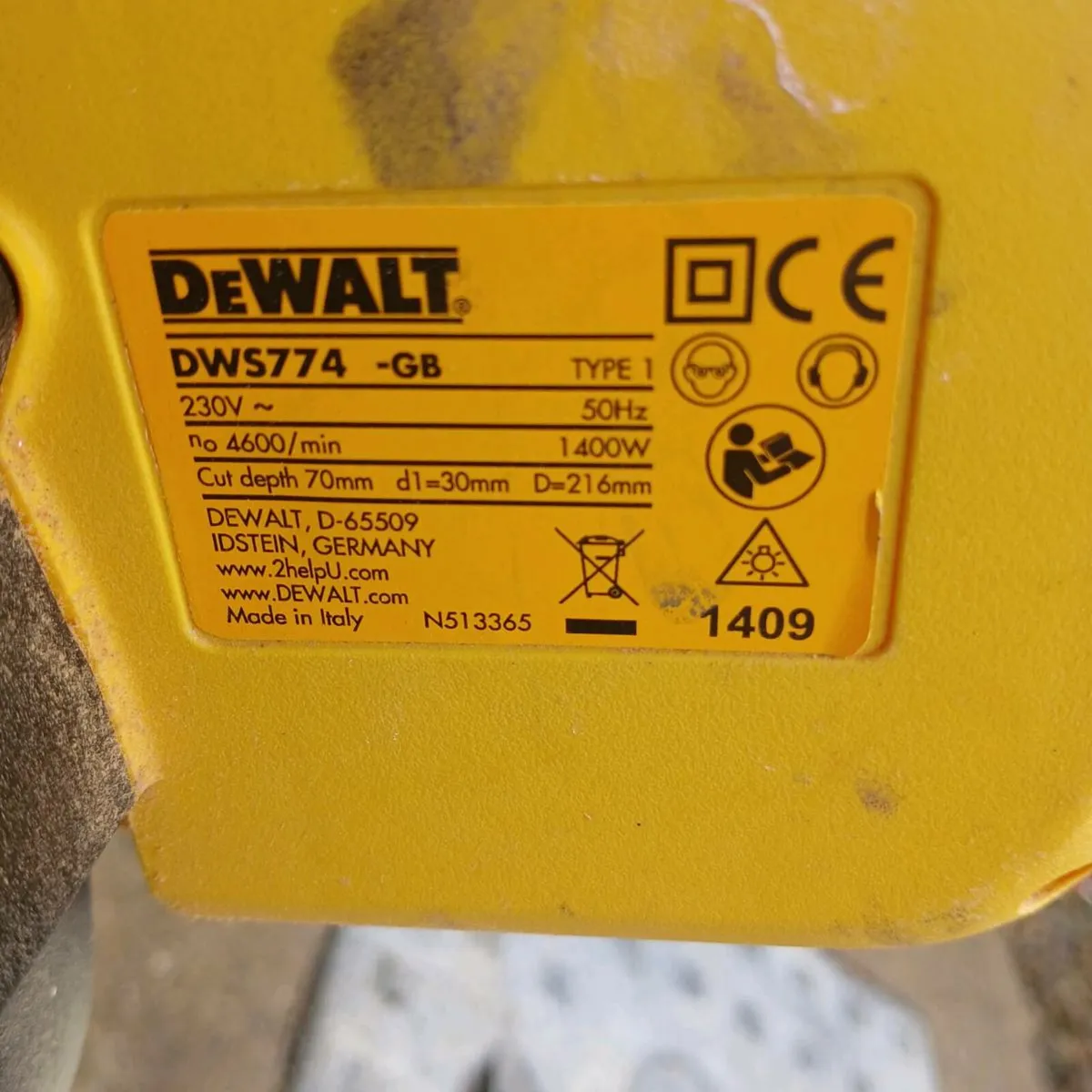 Dewalt chopsaw - Image 3