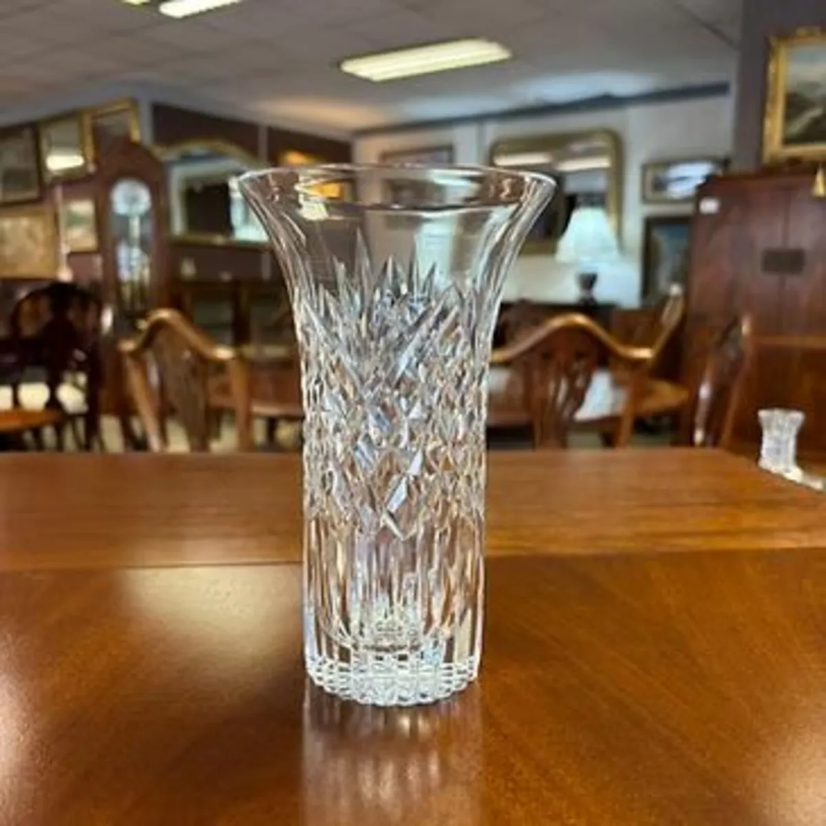 Waterford Crystal flared vase boxed