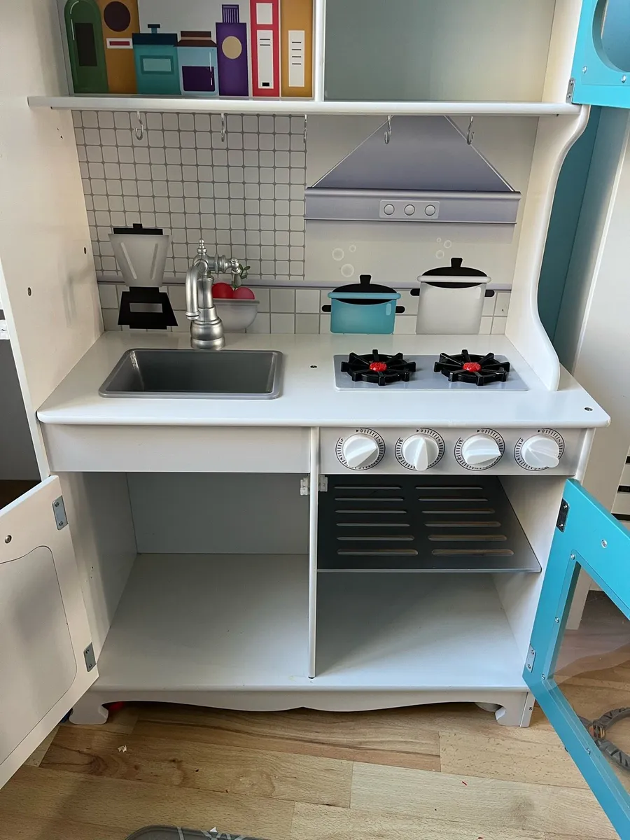 Wooden Play Kitchen Set - Image 2