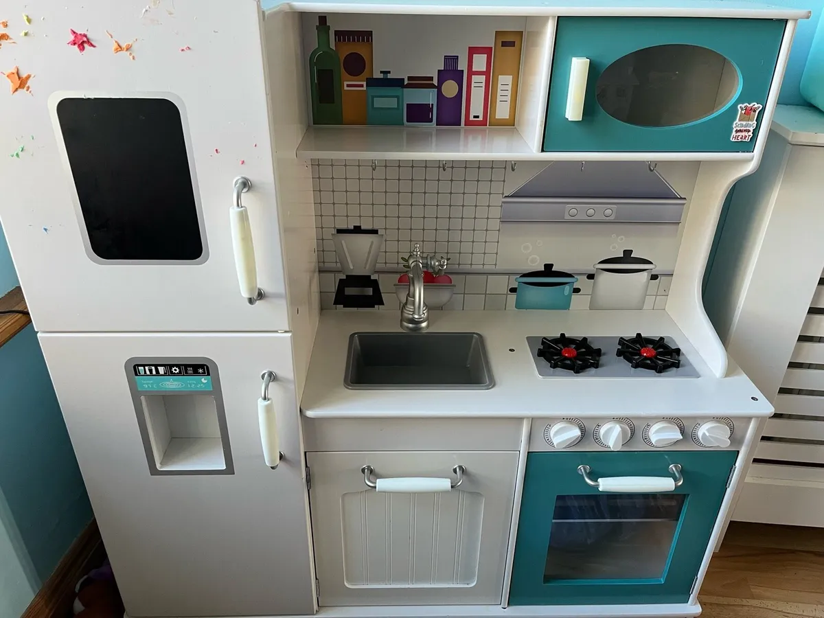 Wooden Play Kitchen Set - Image 3