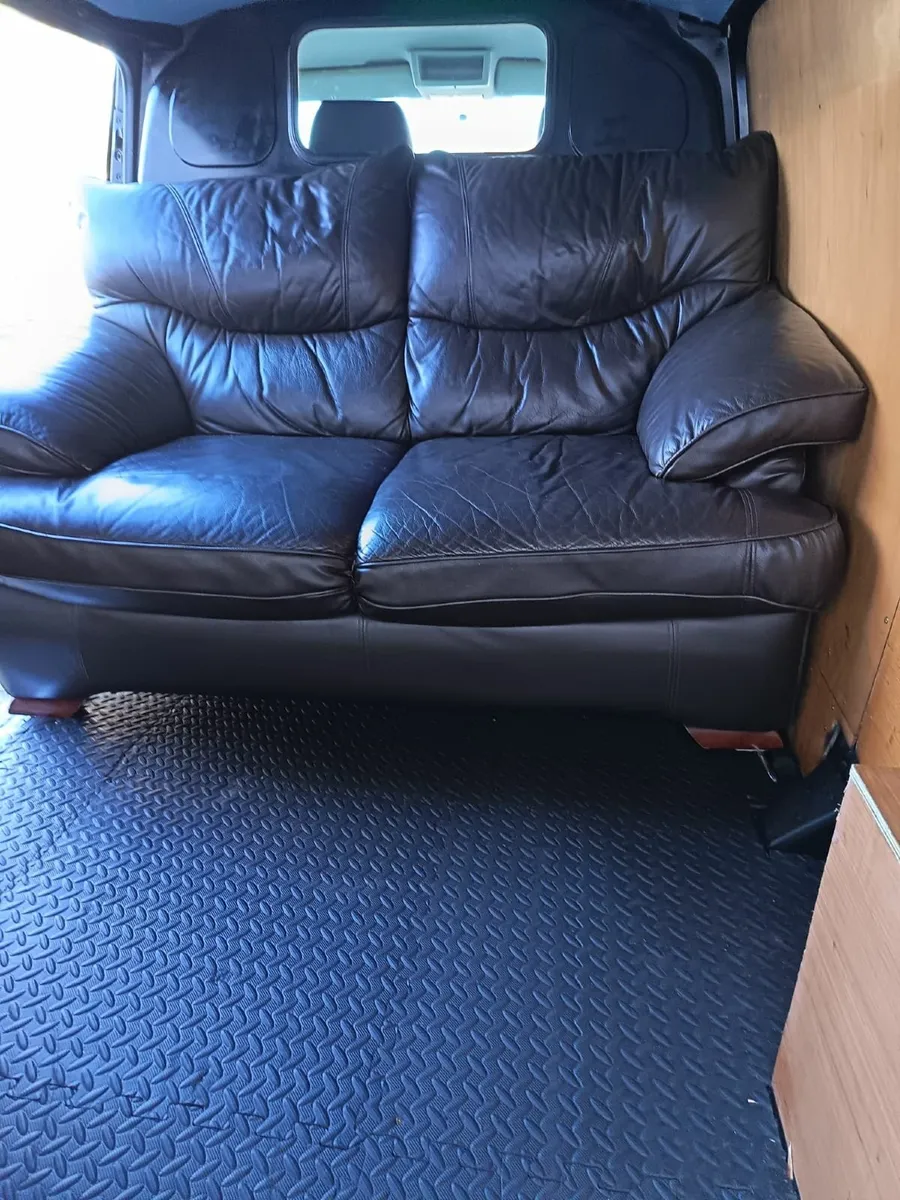 Free Delivery  - 2x seater leather sofa IMMACULATE - Image 1