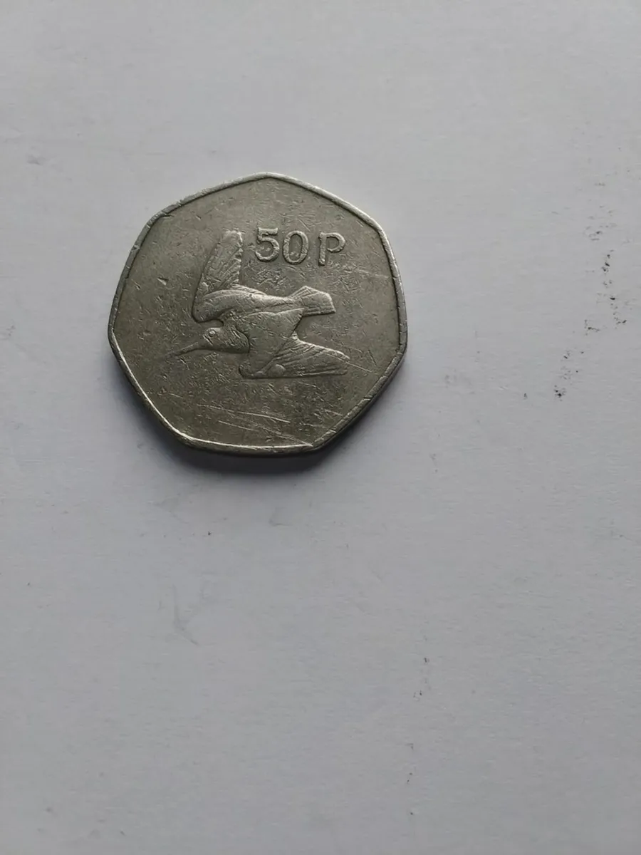 Old Irish 50o pieces - Image 1