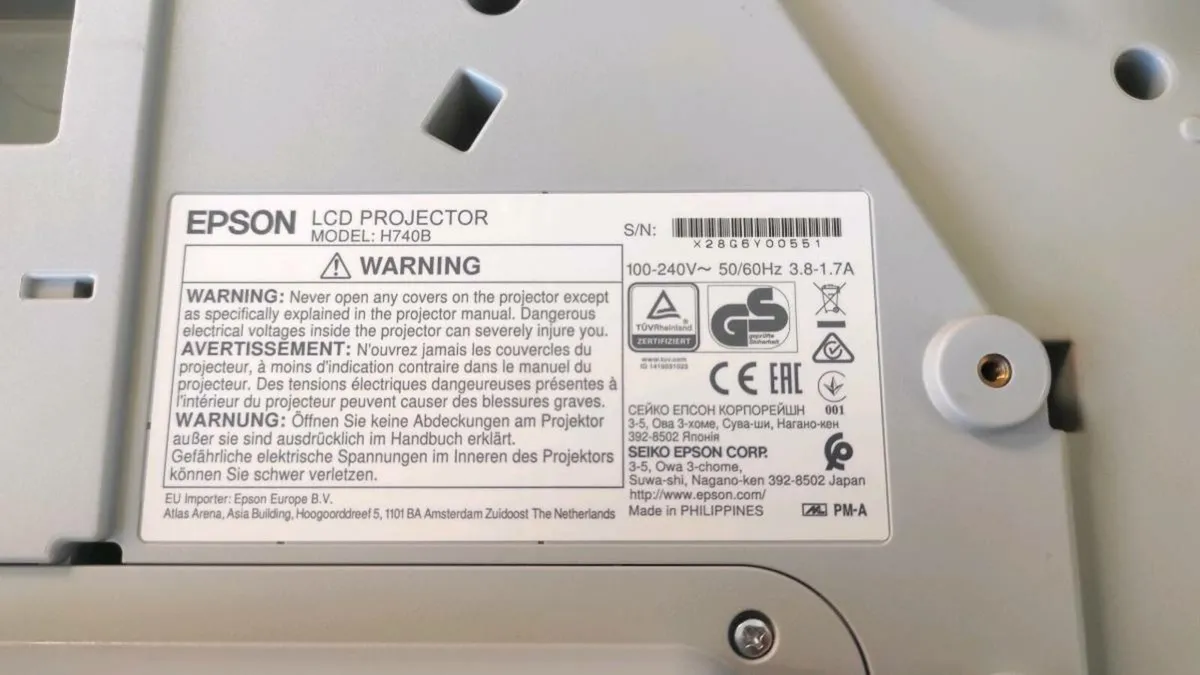 Epson Projector EB-695Wi - Image 4