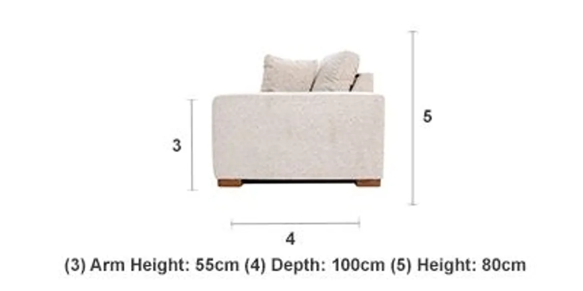 sofa 3 seater EZ living - Image 4