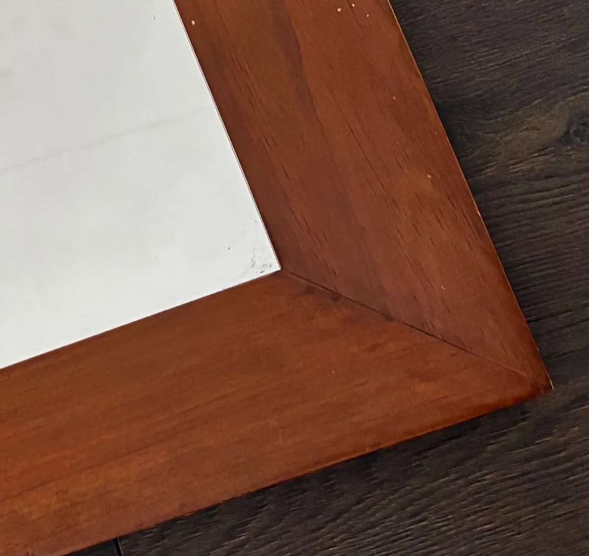 Large Wooden Mirror - Image 2