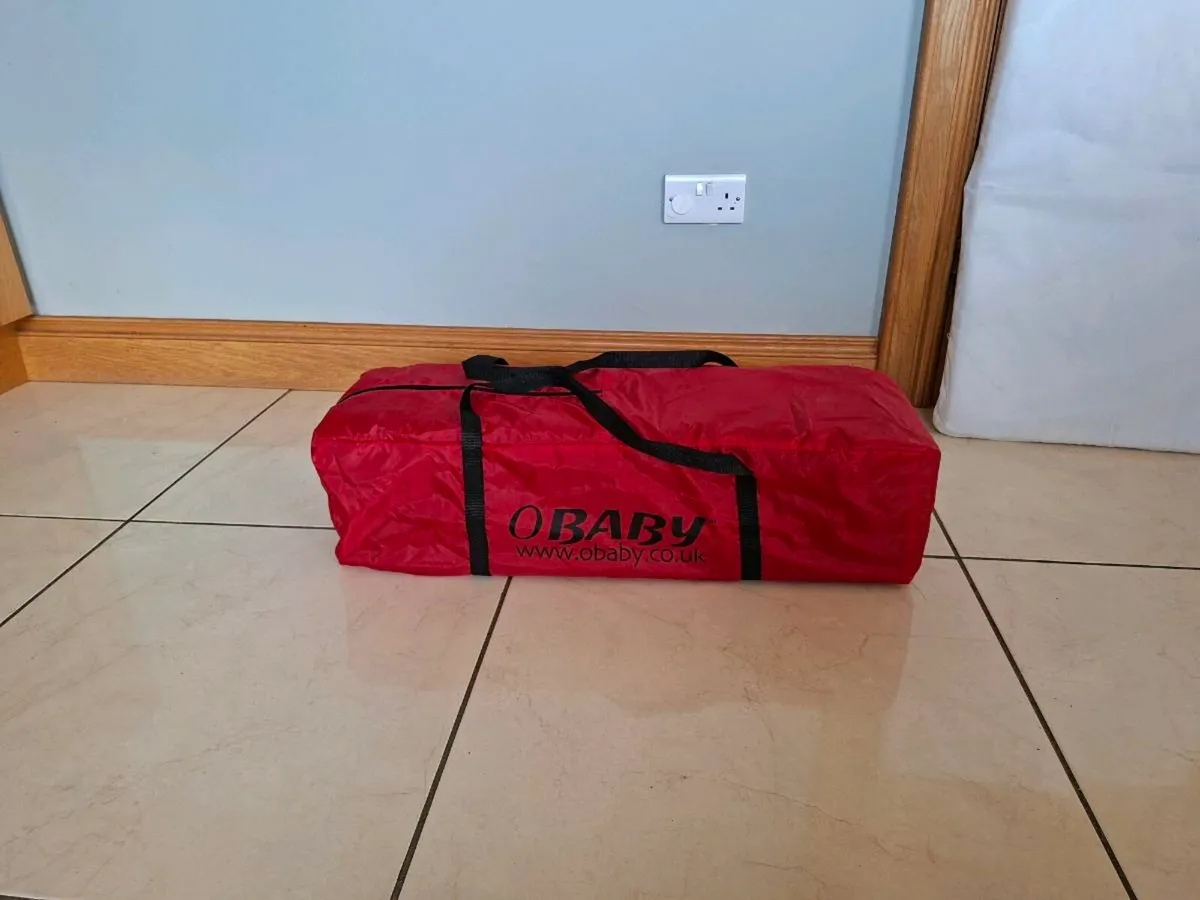 Obaby Travel Cot with bassinet, mattress, mattress - Image 4