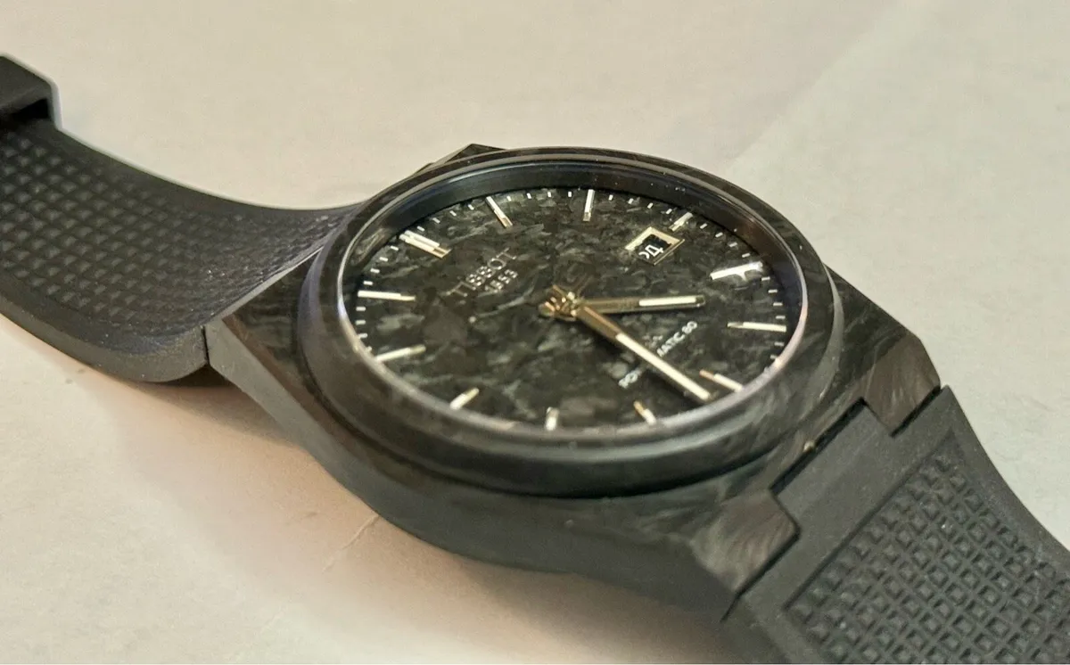 Tissot PRX Automatic limited edition Carbon watch - Image 1