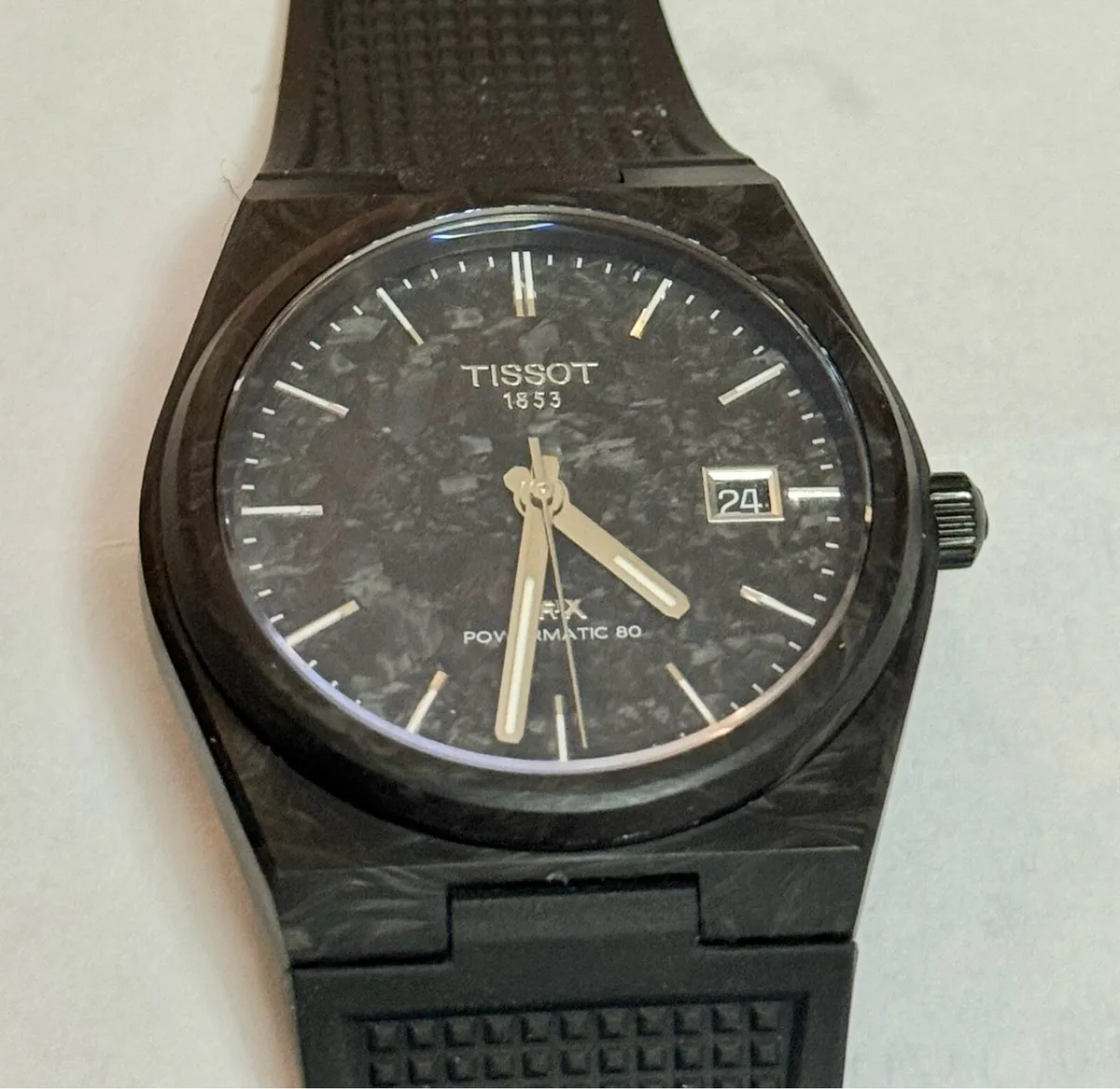 Tissot PRX Automatic limited edition Carbon watch - Image 2