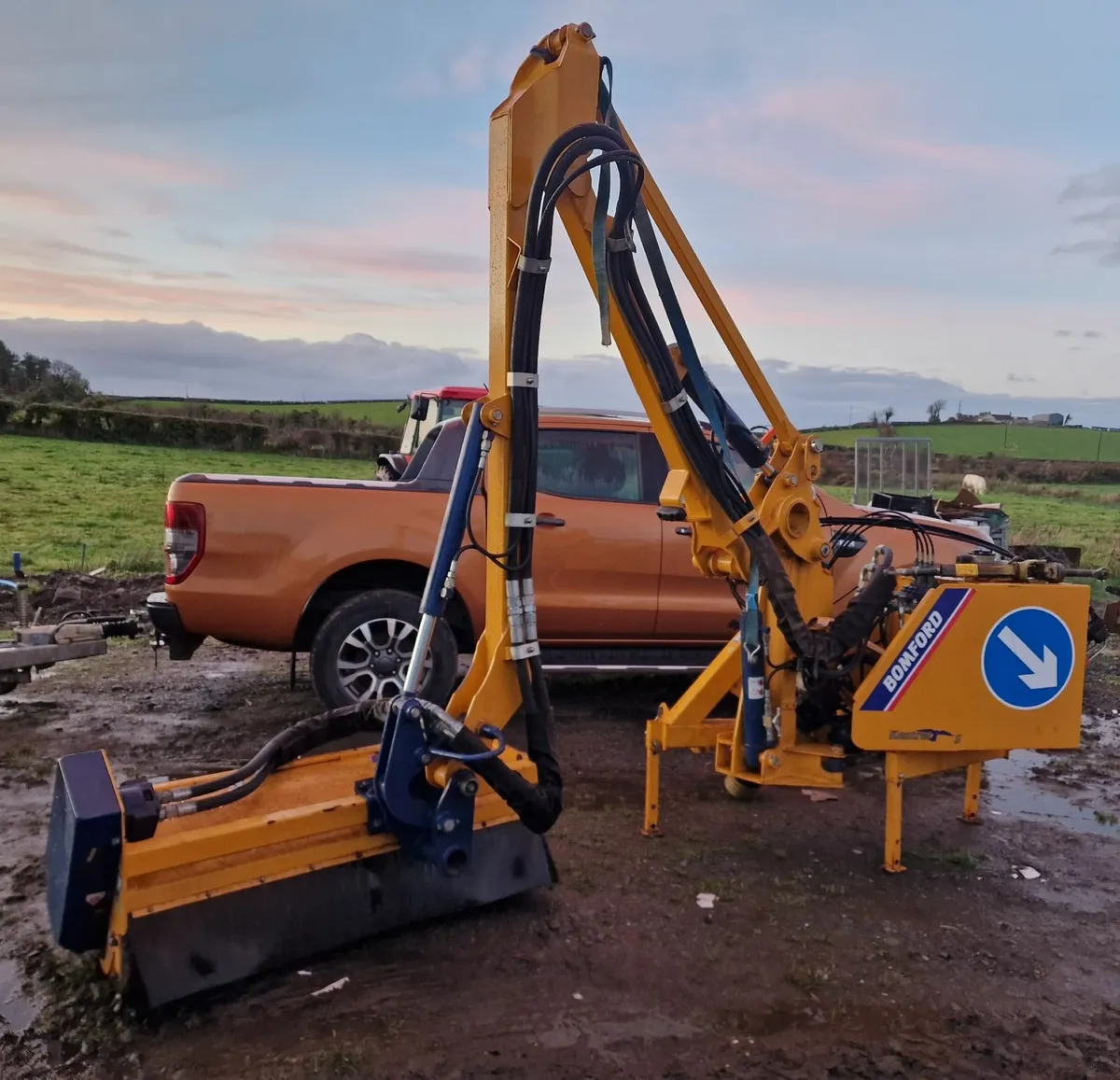 Bomford Kestrel Tractor Hedgecutter hedge cutter