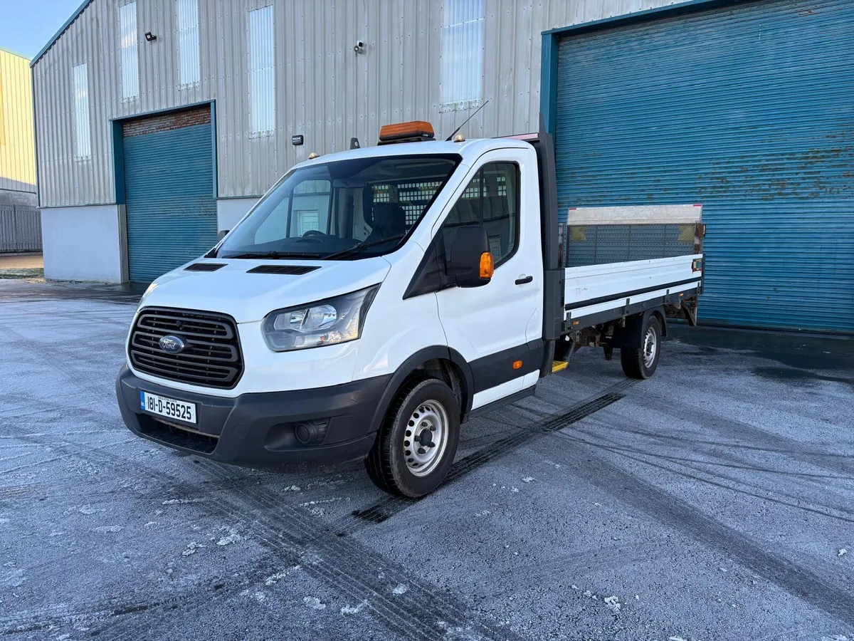 2018 Ford Transit Dropside and Tail lift - Image 1