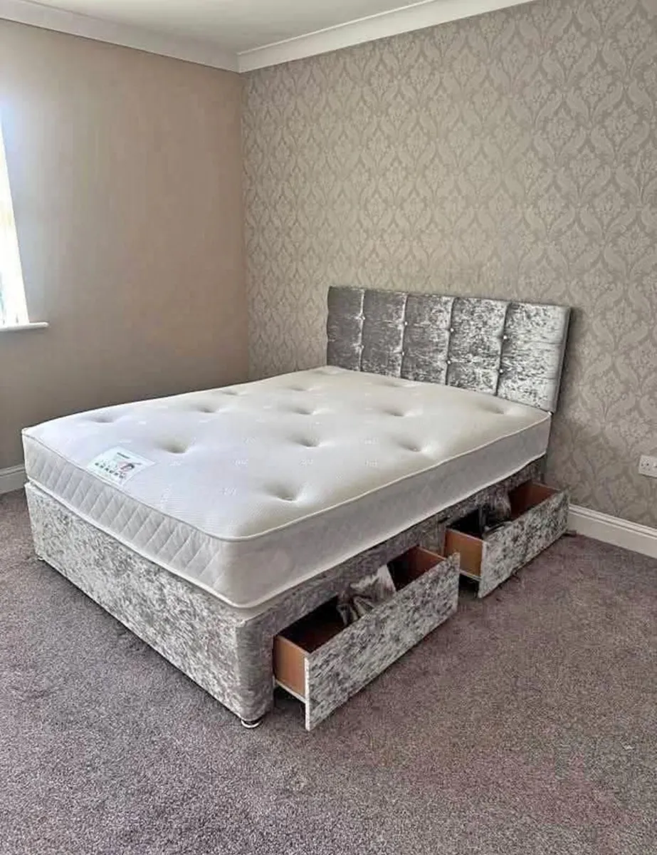 Brand new split divan base beds - Image 2