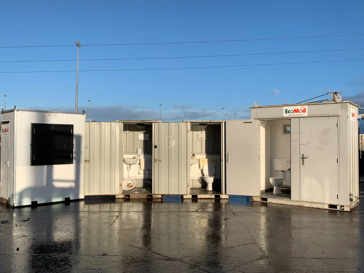 ECO-MOD PORTABLE TOILETS & OFFICES FOR AUCTION - Image 2