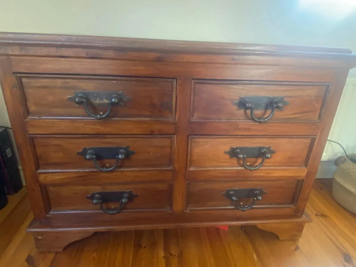 Chest of 6 drawers - Image 1