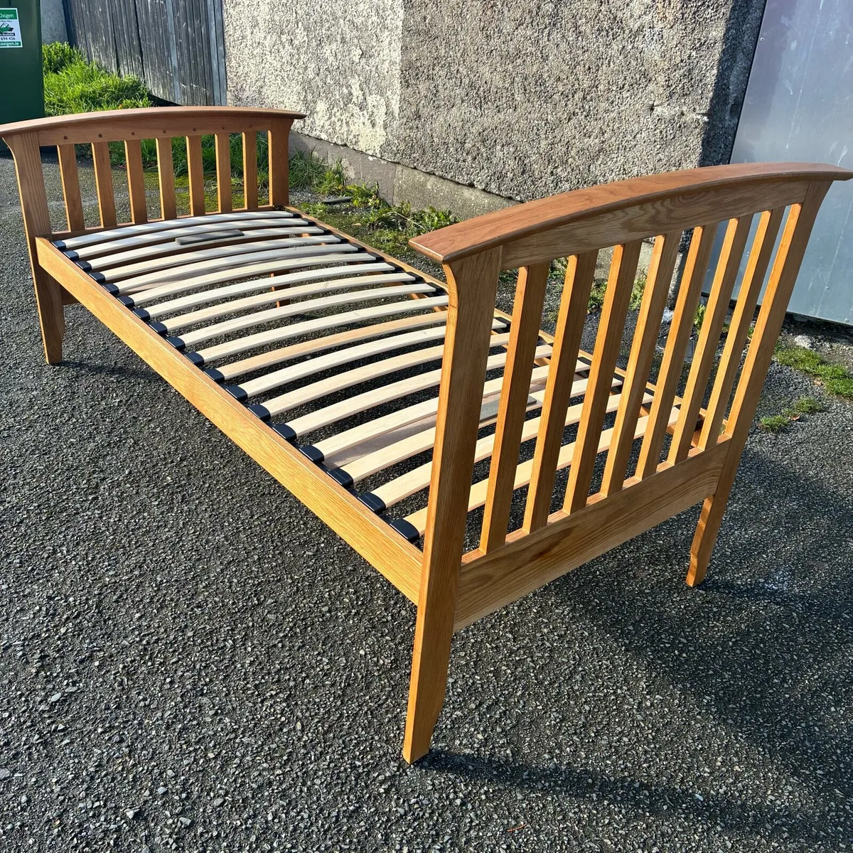 Solid Oak Single bed Frame - Image 3
