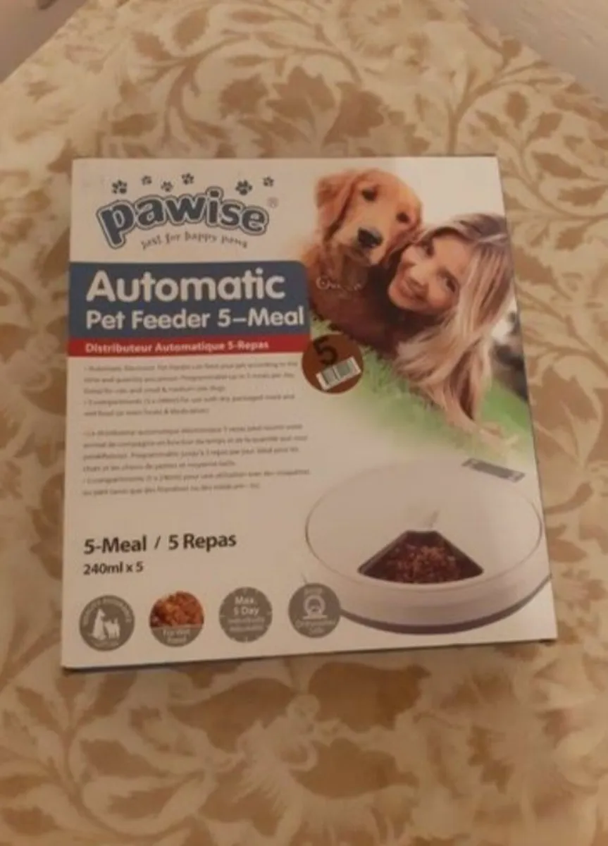 Extra large dog crate / automatic pet feeder - Image 4