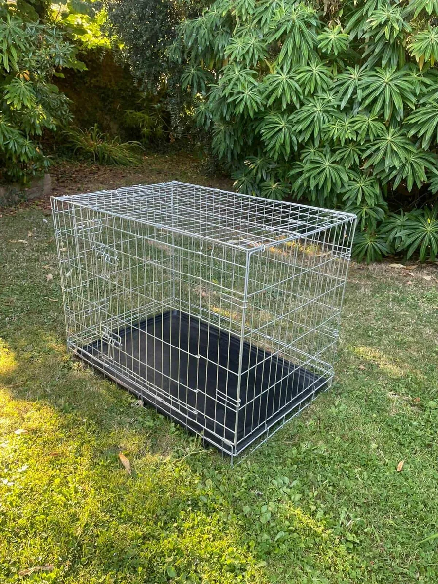 Foldable Dog Kennel for Home & Transport - Image 1