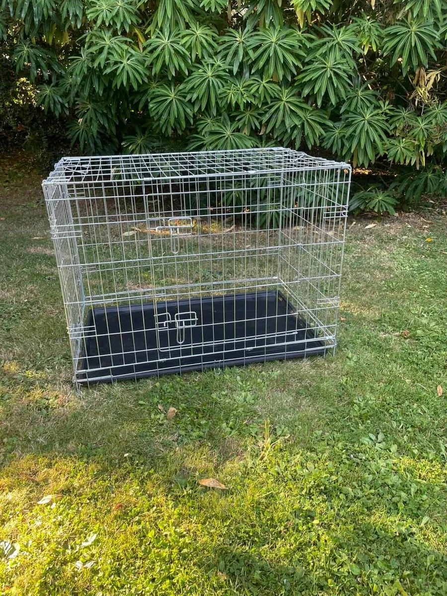 Foldable Dog Kennel for Home & Transport - Image 2