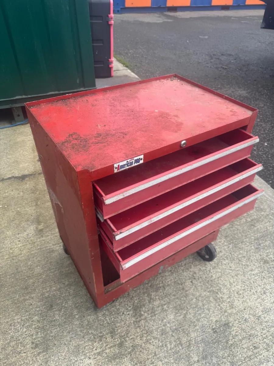 American Pro 3 Drawer Toolbox - Image 1