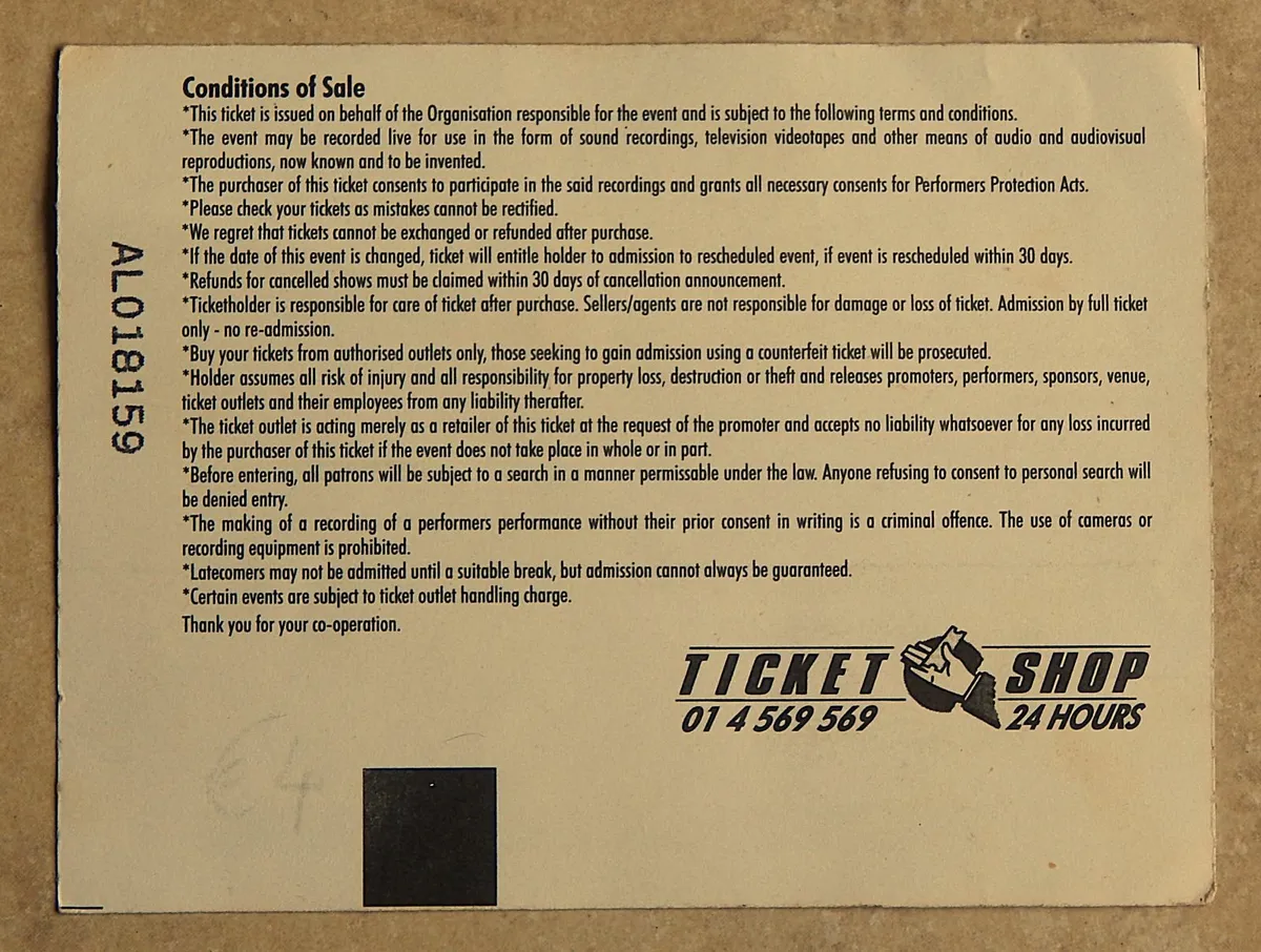 Boyzone Said And Done Concert at The Point 1995 - Image 4