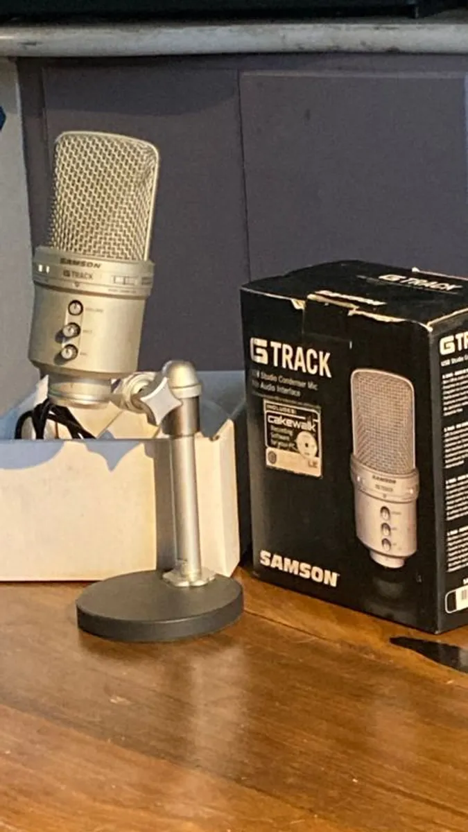 Samson Usb Studio Condenser Mic/with Audio Interface And Stand - Image 3
