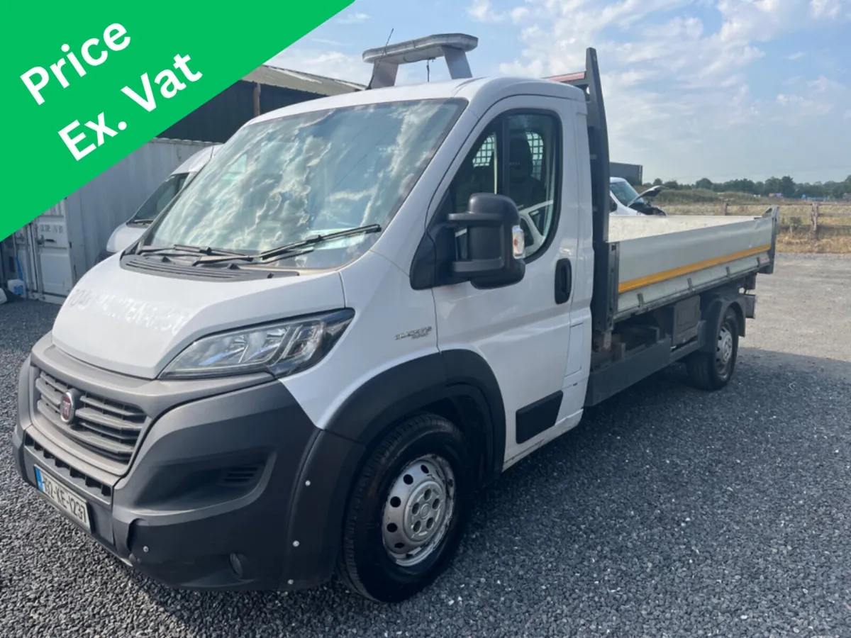 Fiat Ducato S/Cab 3 Way Tipper 2.3L Diesel 140BHP - Image 1