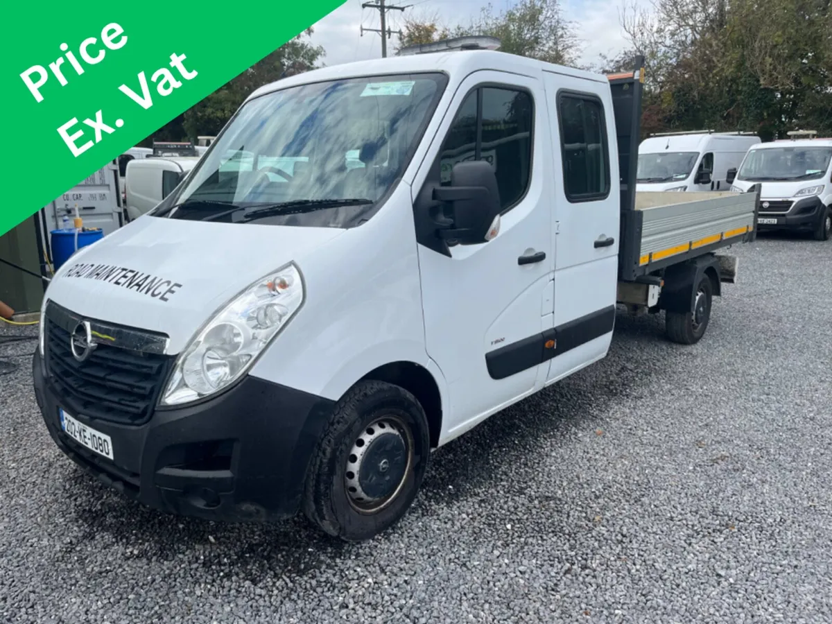 Opel Movano C/Cab Tipper 2.3L (Low Mileage) - Image 1