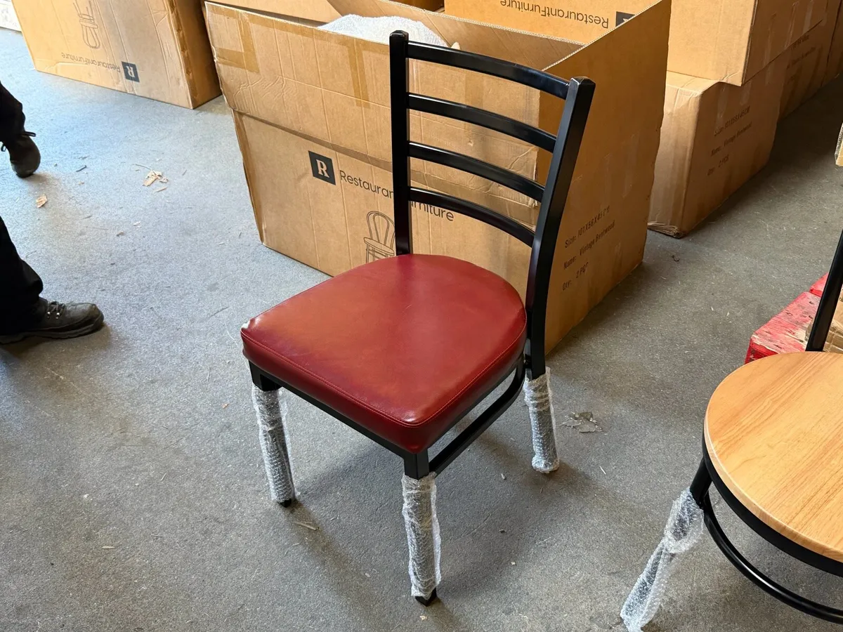 Luxe Ladderback Dining Chair - Image 1