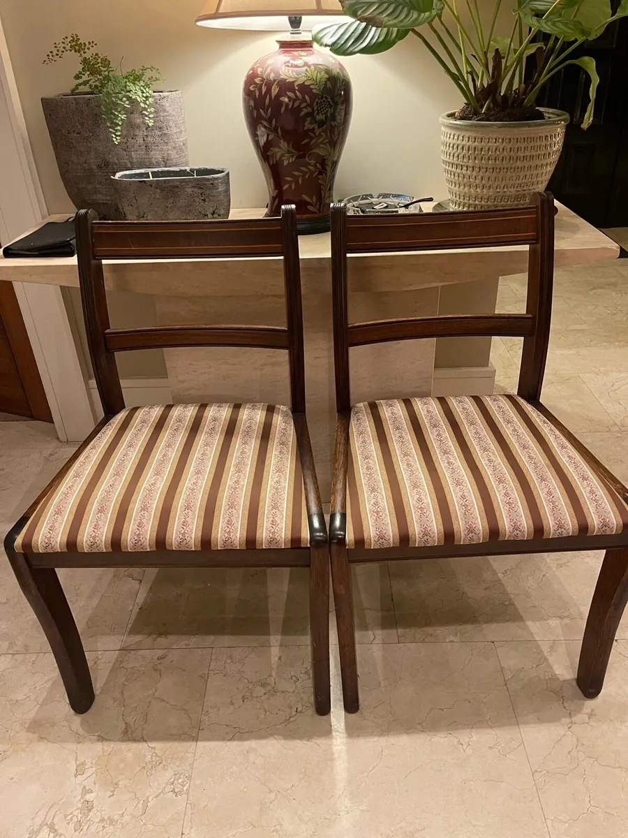 2 x Lovely Matching Kitchen Dining Chairs -Deliver - Image 1