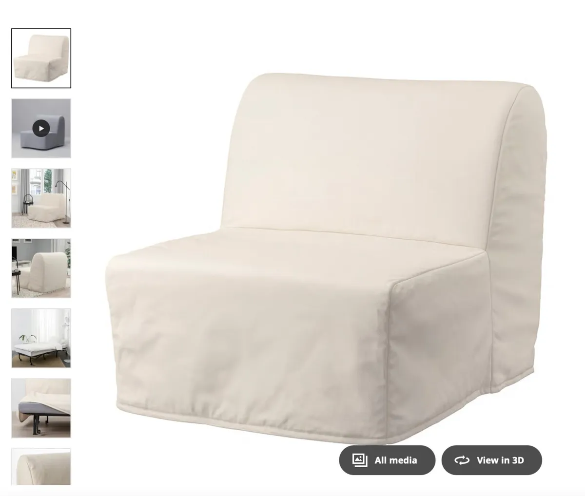 Sofa bed single - Image 1