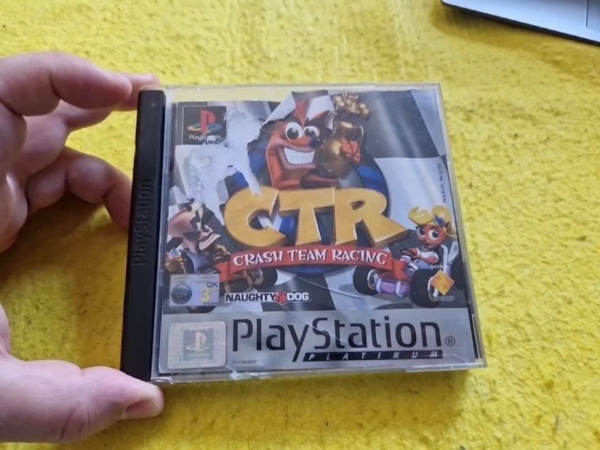 CTR Crash Team Racing Bandicoot PlayStation1 Ps1 PlayStation2 Ps2 Games Original - Image 1