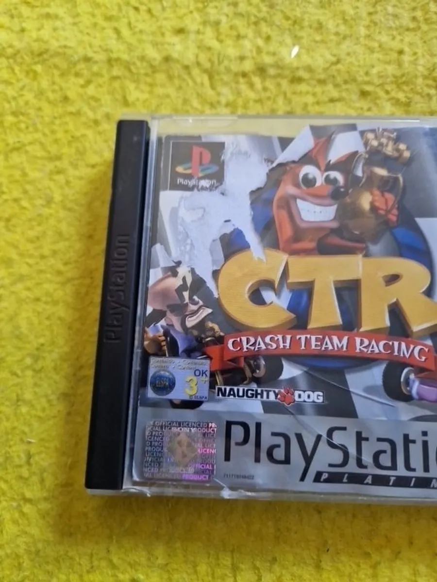 CTR Crash Team Racing Bandicoot PlayStation1 Ps1 PlayStation2 Ps2 Games Original - Image 3