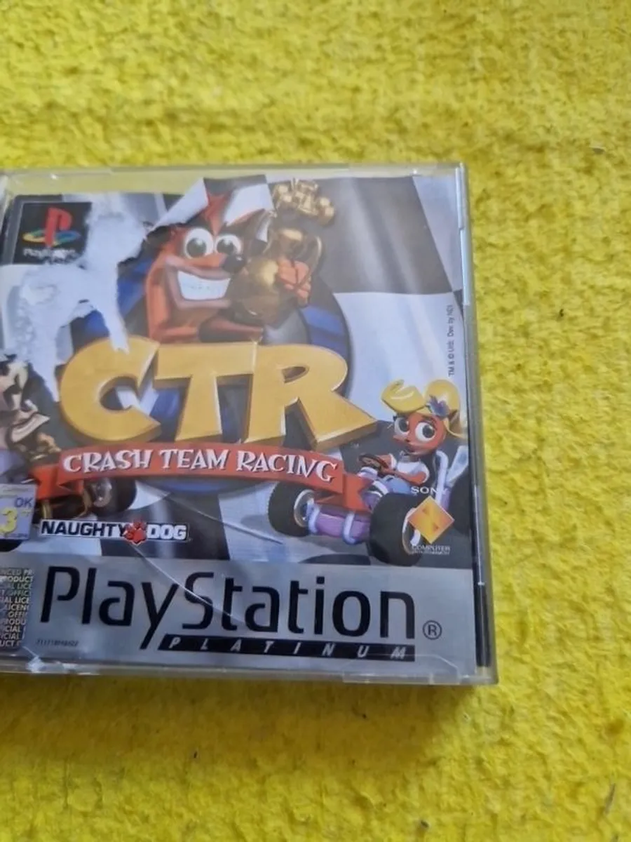 CTR Crash Team Racing Bandicoot PlayStation1 Ps1 PlayStation2 Ps2 Games Original - Image 4