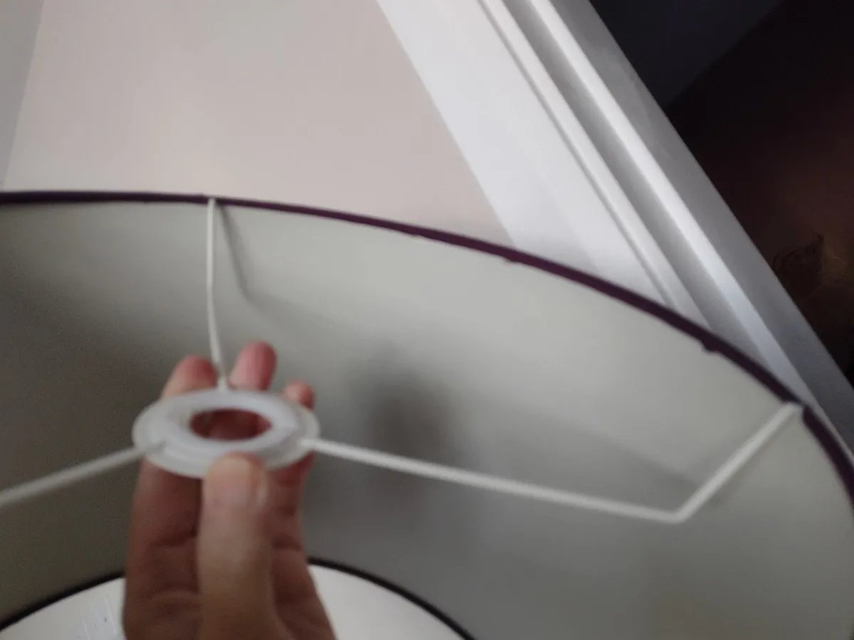 New large purple lamp/ceiling shade - Image 3