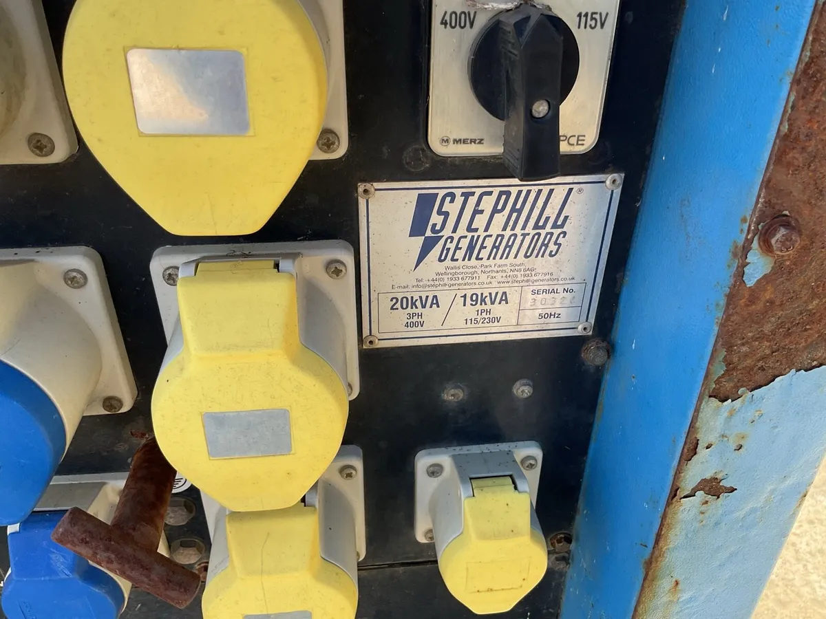 20 KVA Stephill Generator - Image 2