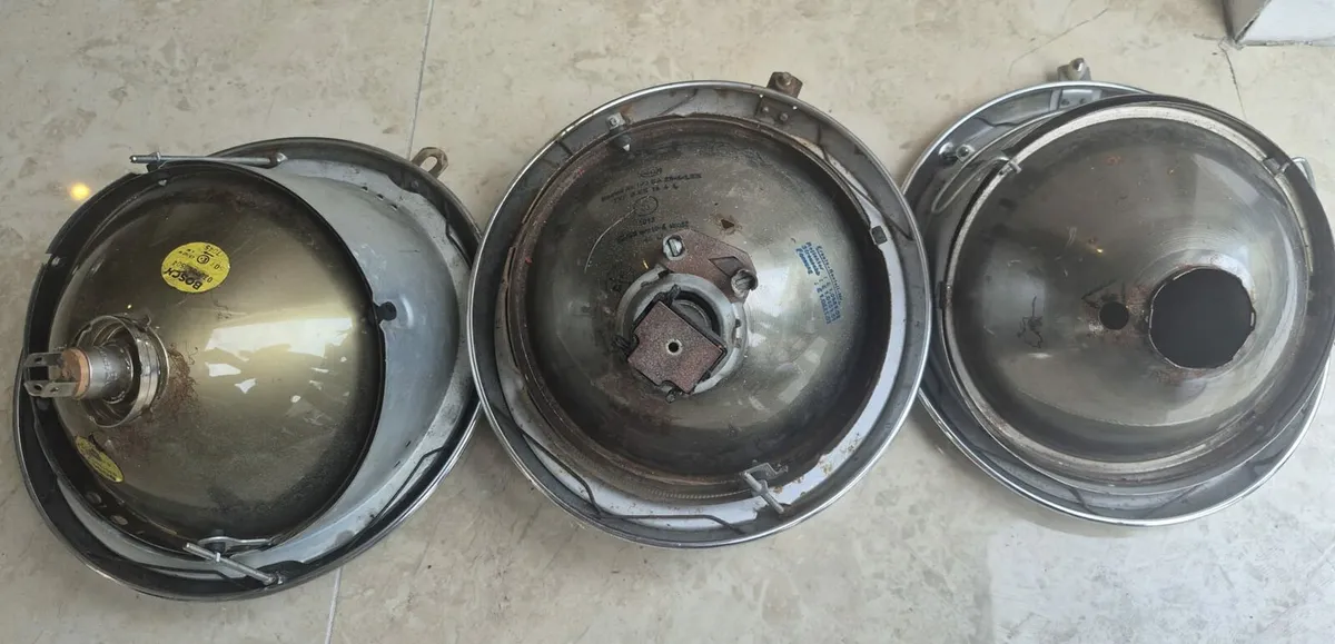 VINTAGE BOSCH HEADLIGHT UNIT CLASSIC MERCEDES PORS - Image 2