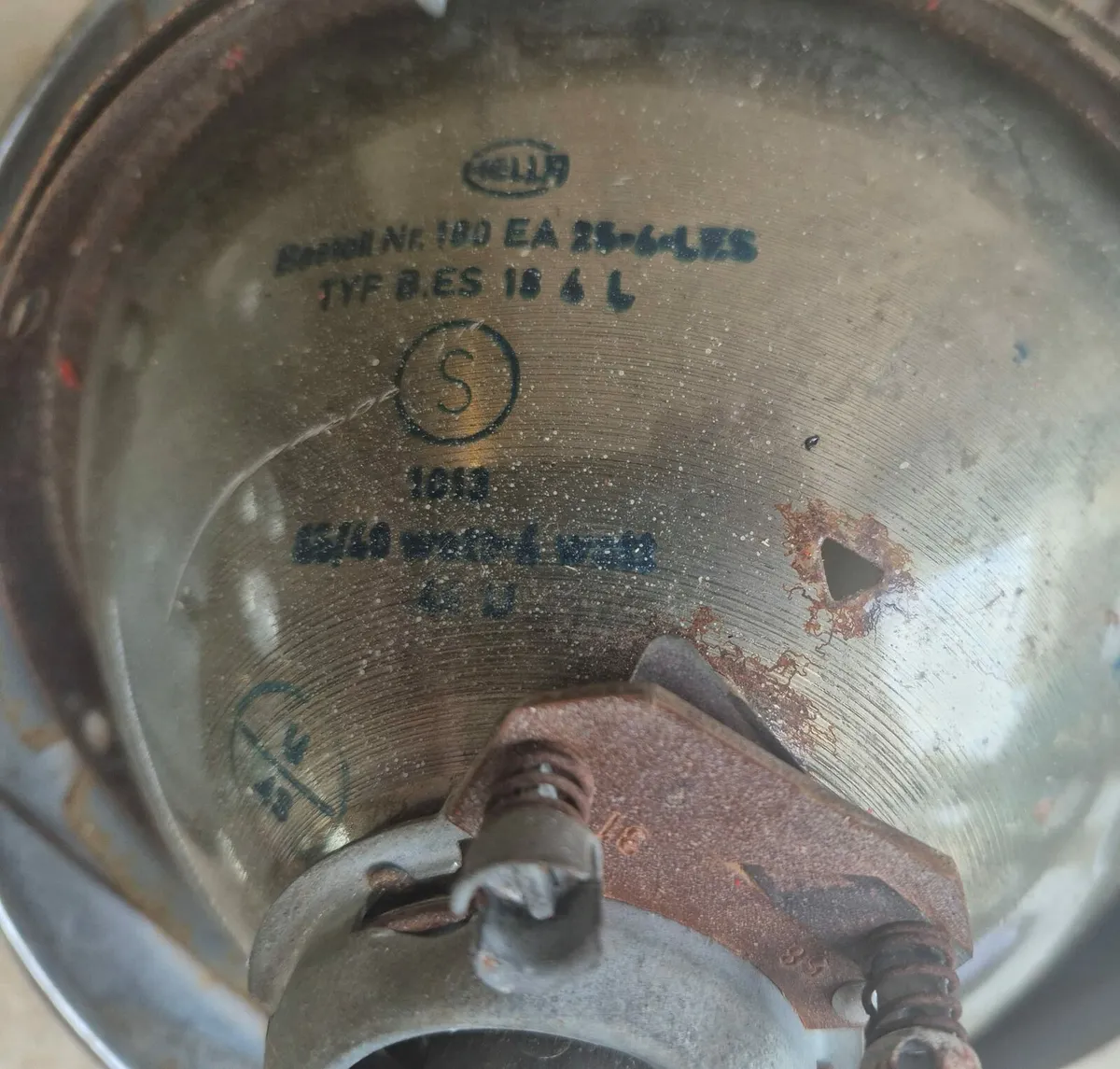 VINTAGE BOSCH HEADLIGHT UNIT CLASSIC MERCEDES PORS - Image 4