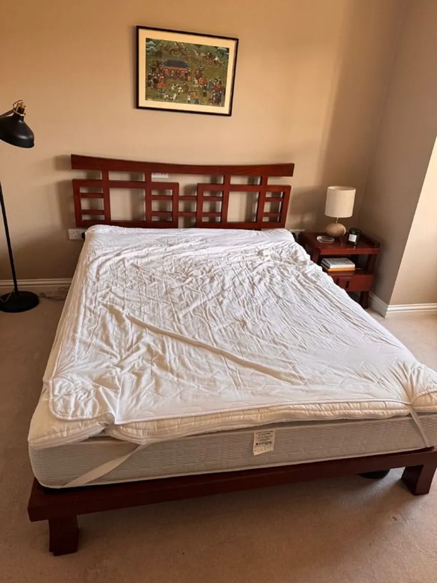 Wooden Asian King bed - Image 1