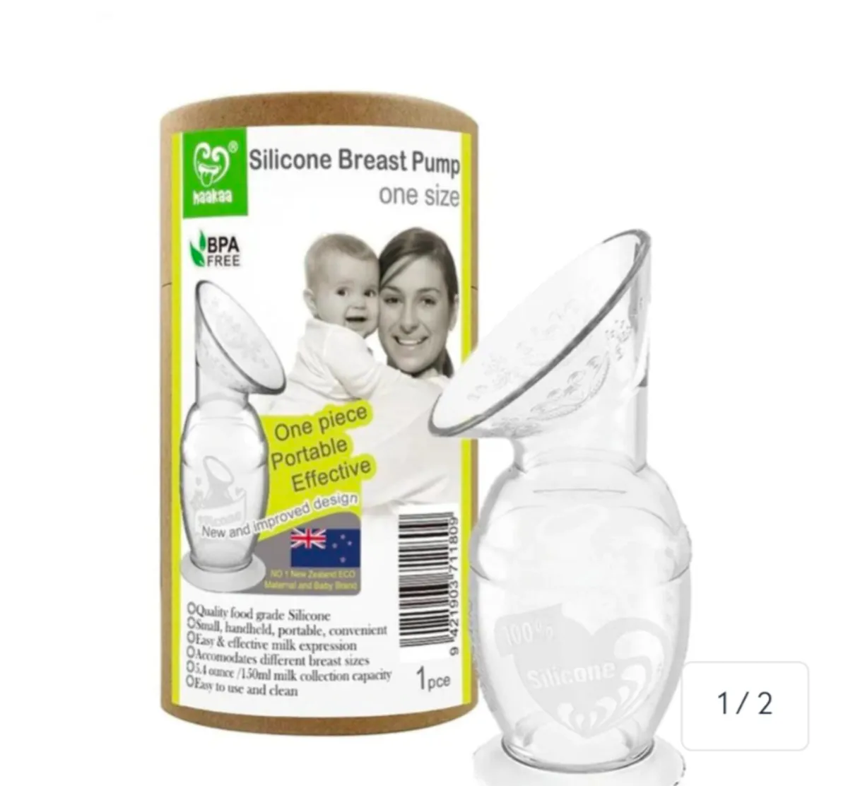 Medela swing electric breast pump and Haakkaa - Image 2