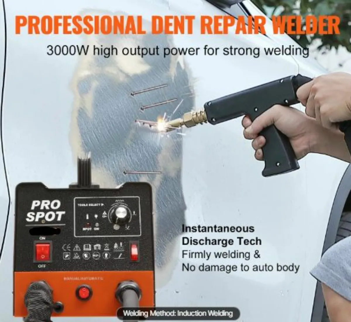 Stud Welder Dent Repair Kit 3 KW Spot Welder Dent - Image 2