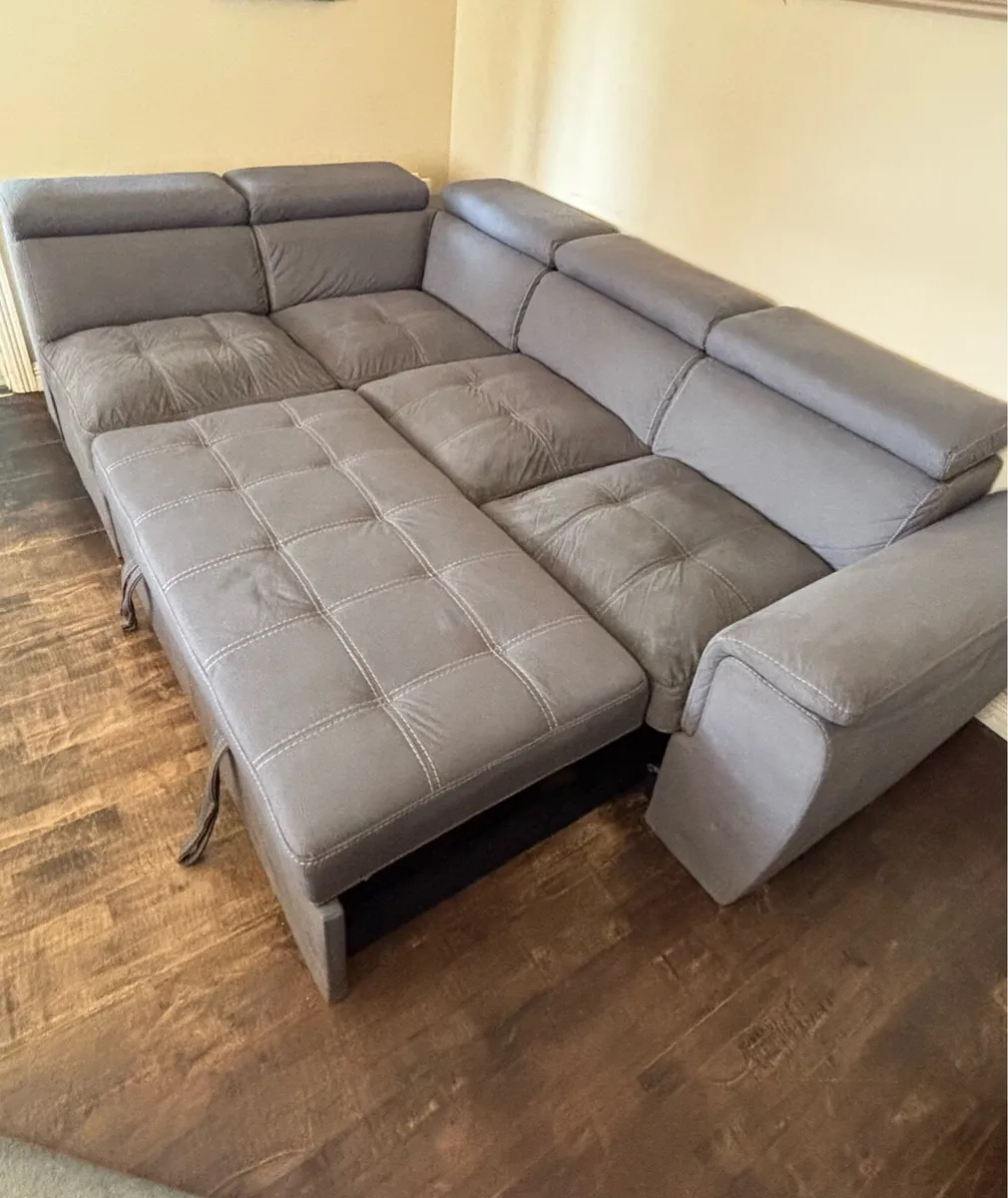 L shaped sofa bed - Image 4