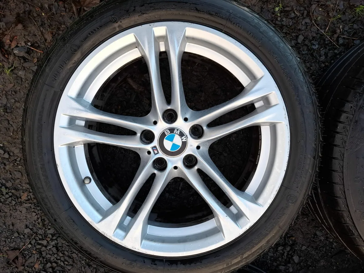 18" Genuine Bmw 5 Series F10 M Sport alloys with t - Image 2
