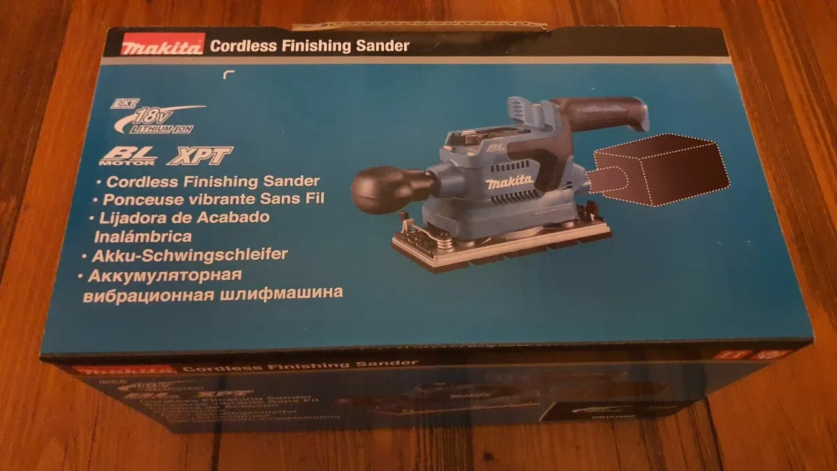 18V Makita Brushless Cordless Sander - Image 1
