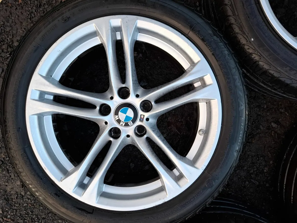 18" Genuine Bmw 5 Series F10 M Sport alloys with t - Image 3