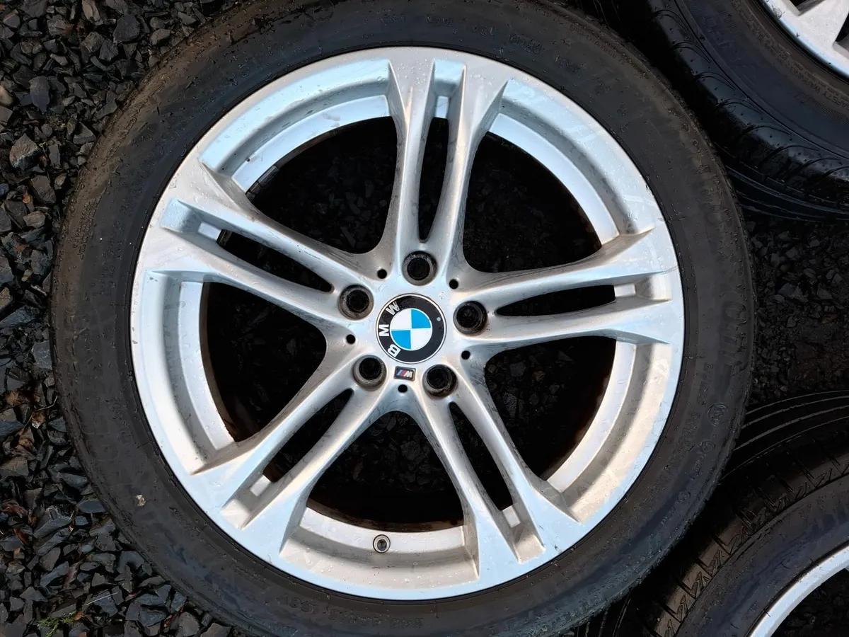 18" Genuine Bmw 5 Series F10 M Sport alloys with t - Image 4