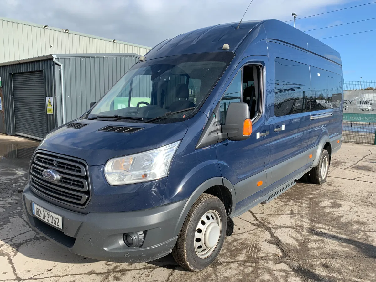2018 FORD TRANSIT 460 17 SEATER MINI BUS FOR AUCT - Image 1