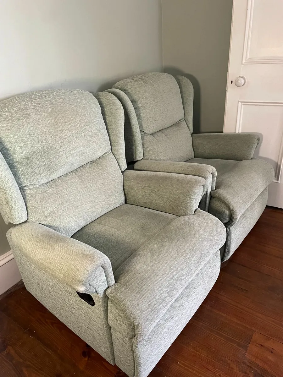 Pair of Matching Recliner Armchairs - Image 2